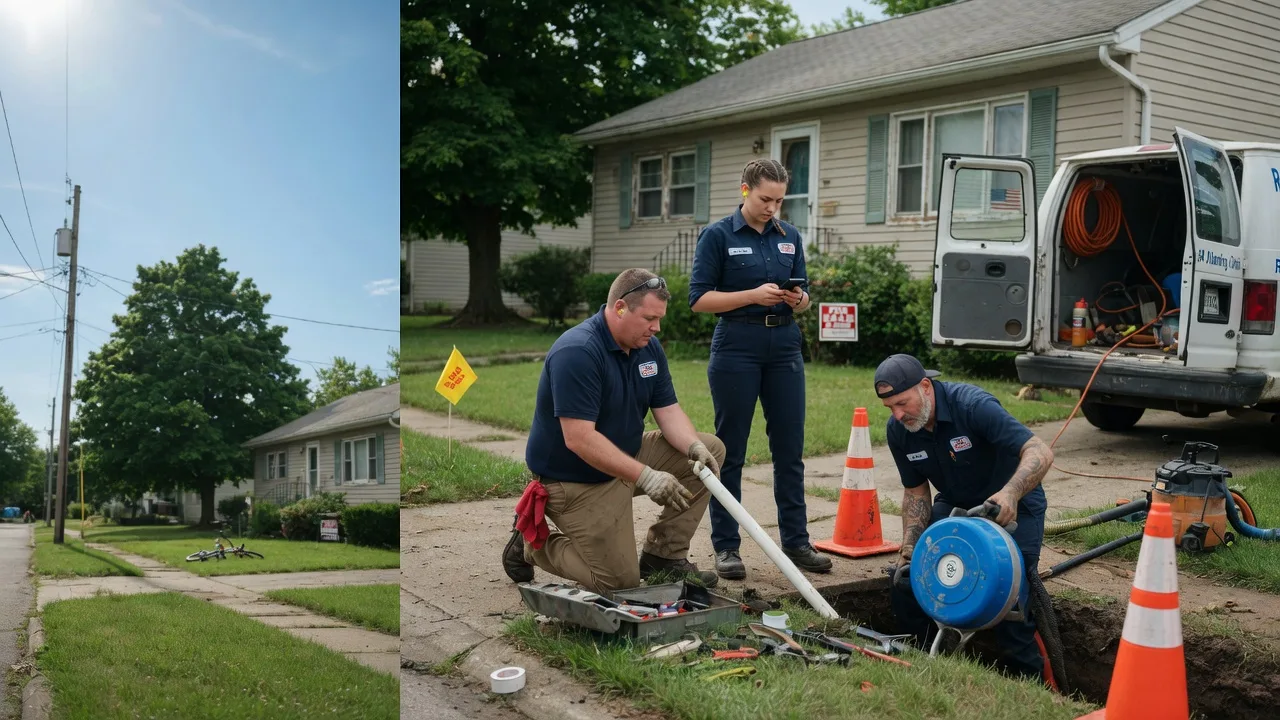 Sewer Line Repair in Webbers Falls, OK near me
